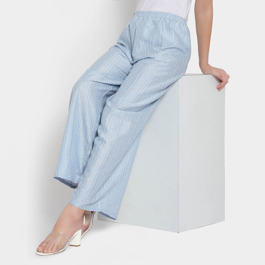 Printed Palazzo, Light Blue, large image number null