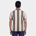 Men's Dark Grey Polo Collar Classic T-Shirt, Dark Grey, small