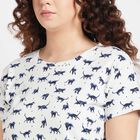 All Over Print Nighty, सफ़ेद, small image number null