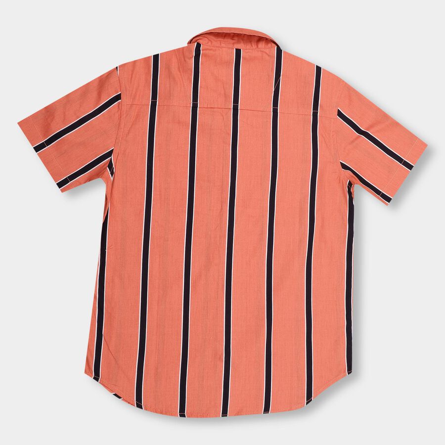 Boys' 100% Cotton Casual Shirt, नारंगी, large image number null