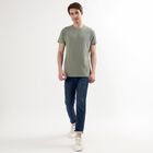 Men's Half Sleeves T-Shirt, Light Green, small