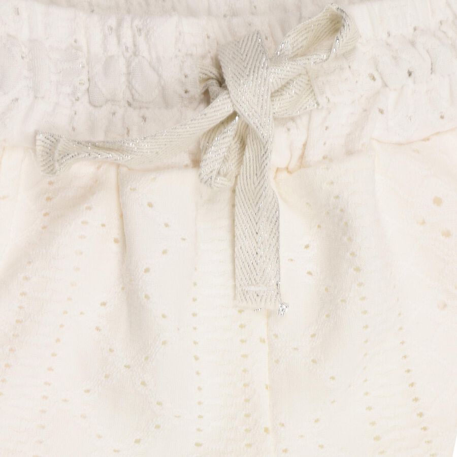 Girls' Shorts , सफ़ेद, large image number null