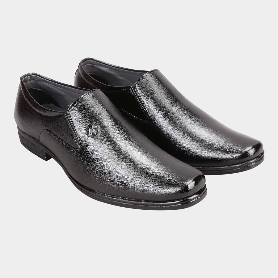 Men Lace-Ups Formal Shoes, Black, large image number null