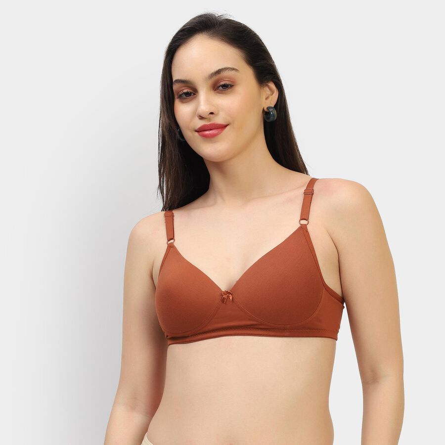 Ladies' Bra , Brown, large image number null