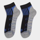 Men's Multi-Color Ankle-Length Geometric Pattern Socks, नेवी ब्लू, small image number null