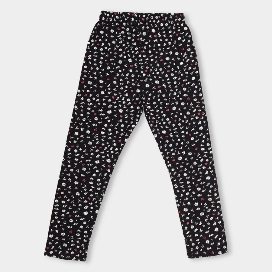Girls' Legging , Black, large image number null