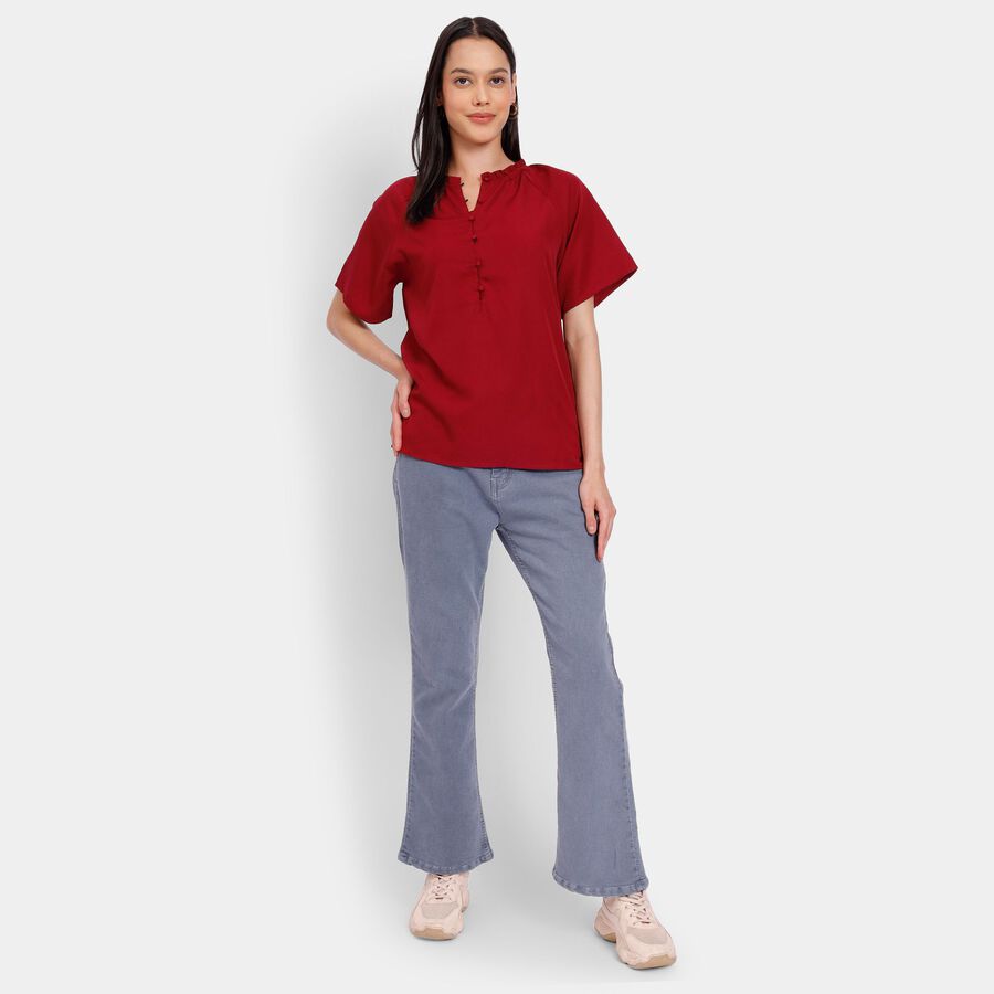 Ladies' Shirt, Wine, large image number null
