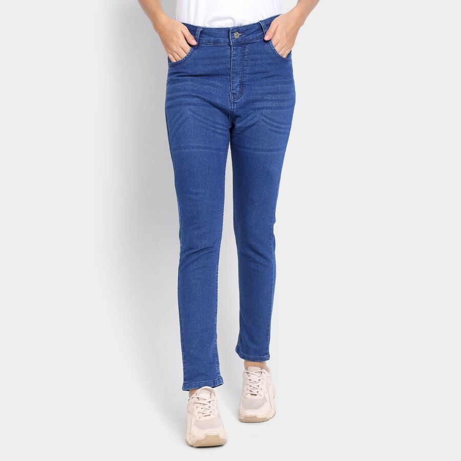 Ladies' Jeans, Dark Blue, large image number null
