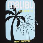 Girls' Jet Black Round Neck Casual T-Shirt, Black, small image number null