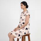 Women's Pink Nighty, हल्का गुलाबी, small