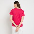 Ladies' Round Neck T-Shirt , Fuchsia, small image number null