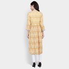 Embroidered Straight Kurta, Yellow, small image number null