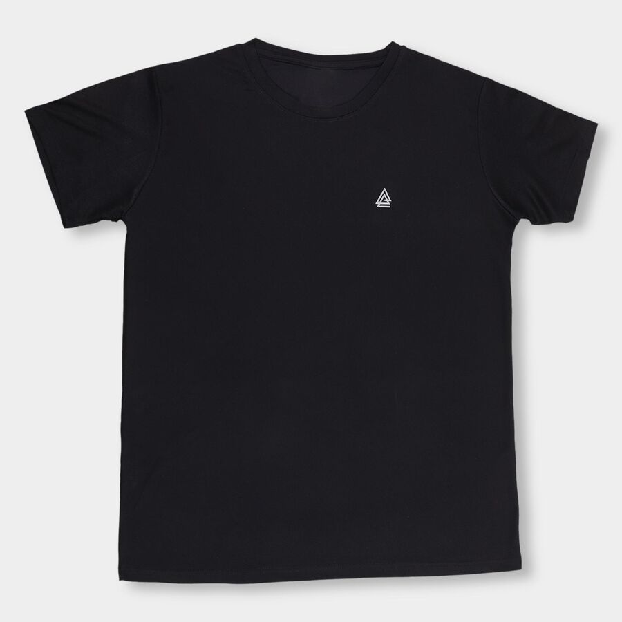 Boys' Half Sleeves T-Shirt, Navy Blue, large image number null