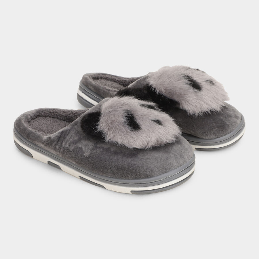 Ladies's Slippers, ग्रे, large image number null