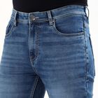 Men's Jeans, मध्यम नीला, small image number null