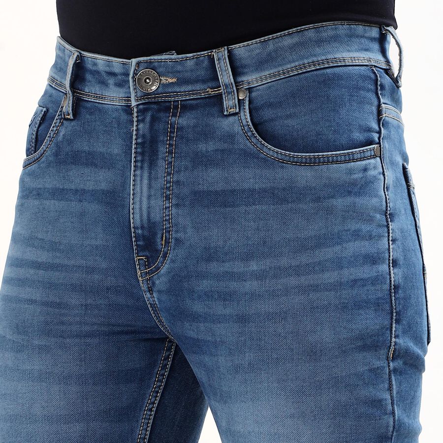 Men's Jeans, मध्यम नीला, large image number null
