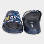 Men's Slippers, Navy Blue, small