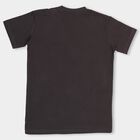 Boys' 100% Cotton Half Sleeves T-Shirt, गहरा ग्रे, small image number null