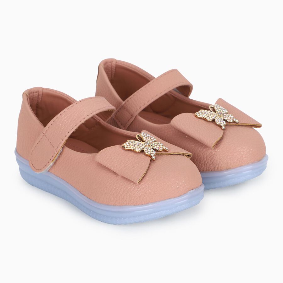 Girls' Sandal, पीच, large