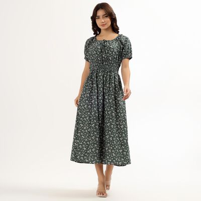 Ladies' 100% Cotton Empire Dress