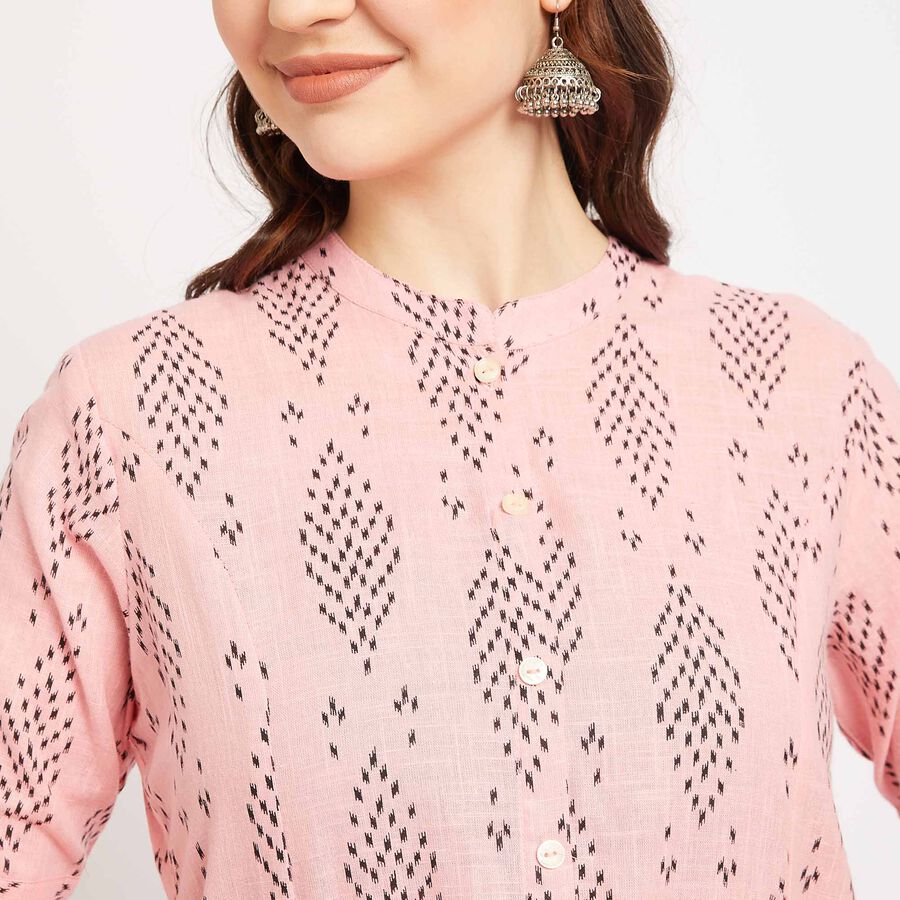 Cotton Kurta, हल्का गुलाबी, large image number null