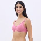 Women's Soft Pink Cotton Wire-Free Everyday Bra, Lilac, small image number null