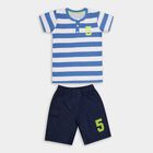 Boys' 100% Cotton Woven Baba Suit , White, small image number null