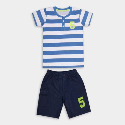 Boys' 100% Cotton Woven Baba Suit 