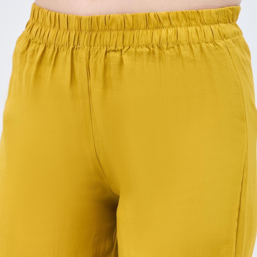 Women's Mustard Embroidered Ethnic Set, Mustard, large