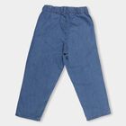 Girls' Light Blue Regular Fit Embroidered Jeans, Mid Blue, small image number null
