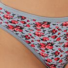 Women's Light Blue Floral Bikini Panty, Light Blue, small image number null