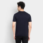 राउंड नेक टी-शर्ट, नेवी ब्लू, small image number null