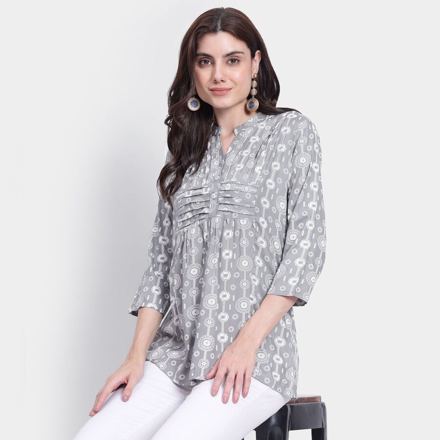 Ladies' Kurta, Light Grey, large image number null