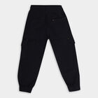 Boys' 100% Cotton Trousers, Navy Blue, small image number null