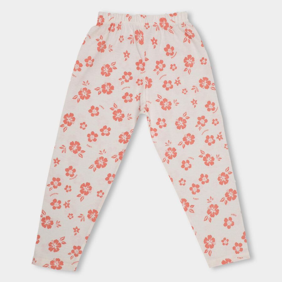 Girls' Pyjama , White, large image number null