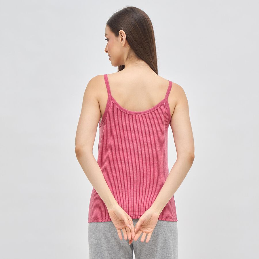 Women's Muted Rose Pink Sleeveless Thermal, Lilac, large image number null