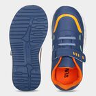 Boys' Blue Velcro Strap Sneakers, नीला, small
