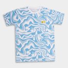 Boys' 100% Cotton Half Sleeves T-Shirt , हल्का नीला, small image number null