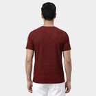 Men's Pink Round Neck Athleisure T-Shirt, Light Pink, small