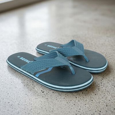 Men's Blue Slip-On Flip-Flops