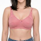 Women Lilac Cotton Blend Regular T-Shirt Bra, Lilac, small