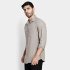 Men's 100% Cotton Casual Shirt , Beige, small image number null