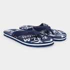 Men's Slipper, नेवी ब्लू, small