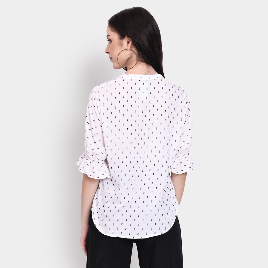 Ladies' Shirt, ऑफ व्हाइट, large