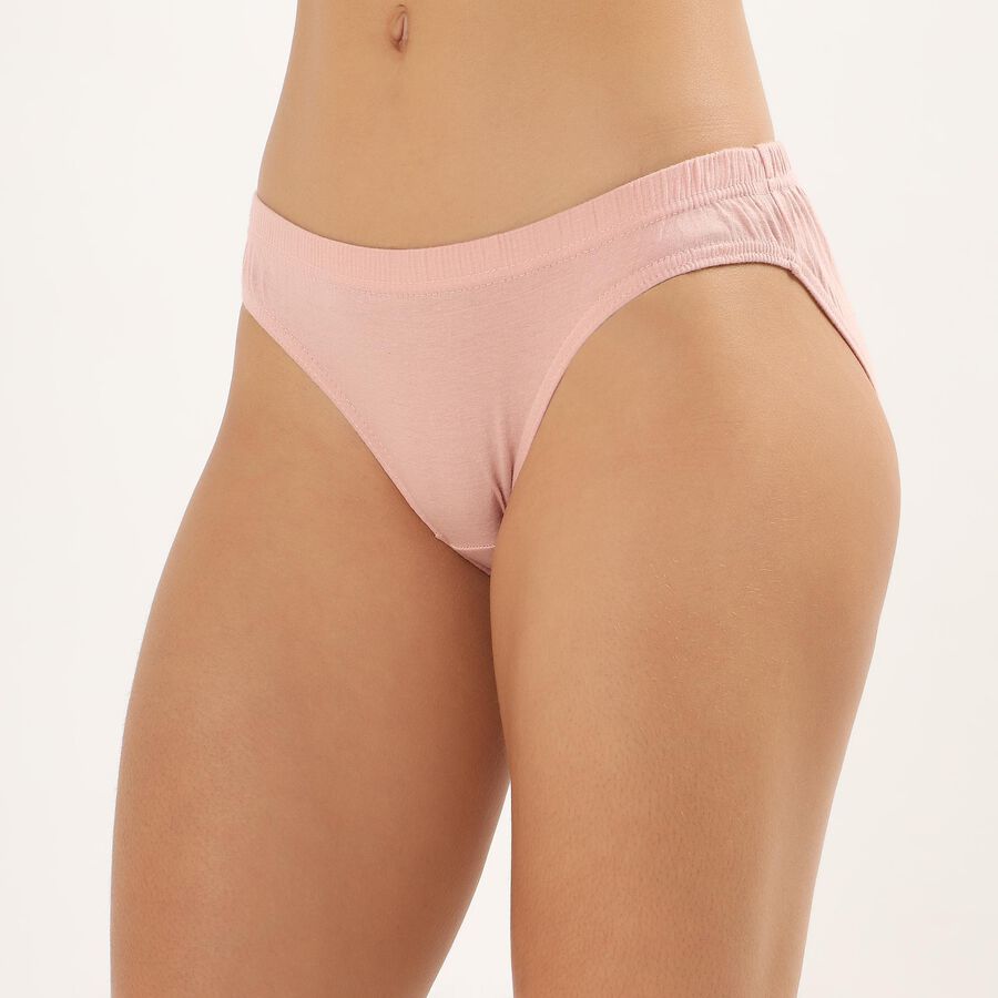 Women's Light Pink Regular Fit Bikini Panty, Pink, large image number null