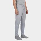Men's Light Grey Slim Fit Zip Pocket Track Pants, Light Grey, small