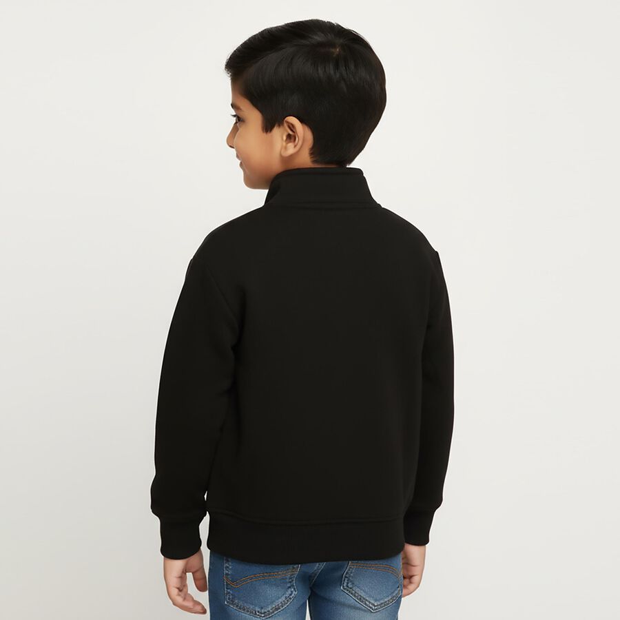 Boys' Sweatshirt, काला, large image number null