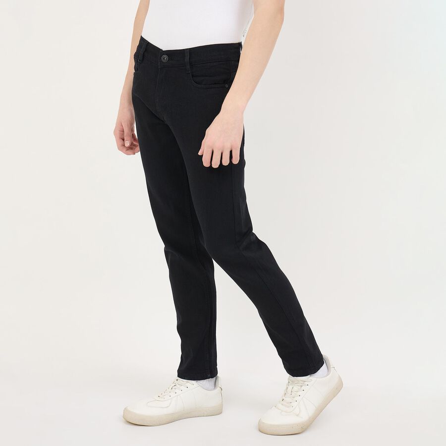 Men's Slim Fit Jeans, Black, large