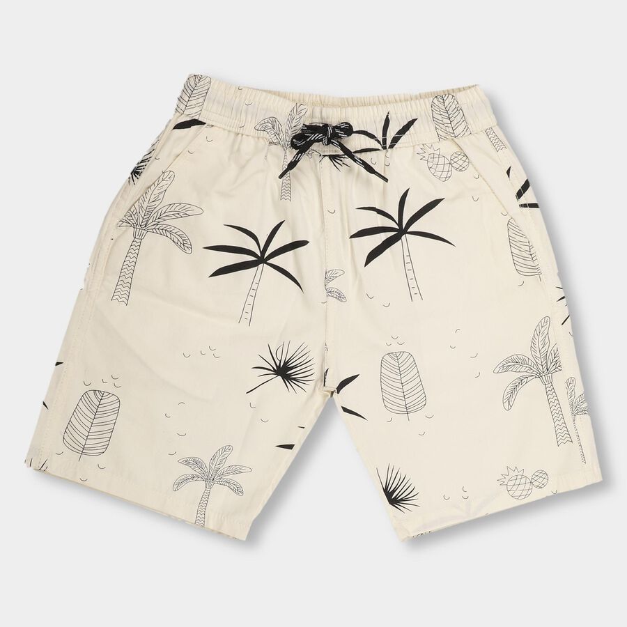 Boys' 100% Cotton Cross Pocket Bermuda , Beige, large image number null