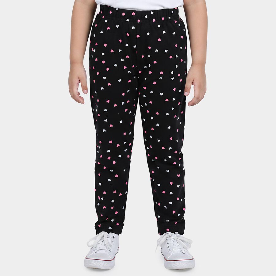 Girls' Pyjama, Black, large